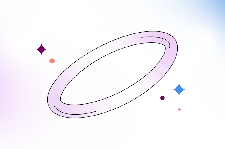 Illustration of vaginal ring