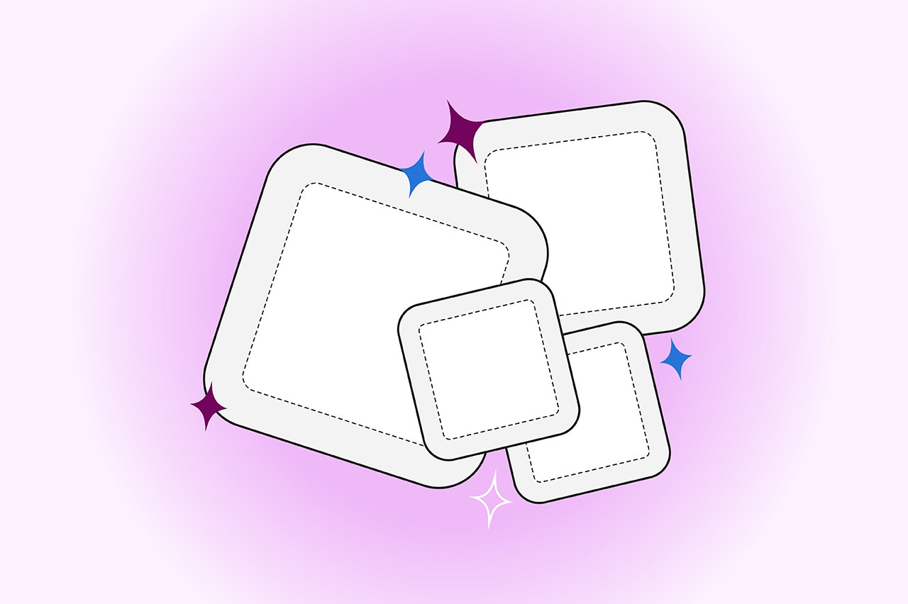 Illustration of birth control patch
