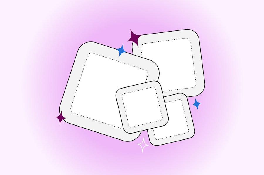 Illustration of birth control patch