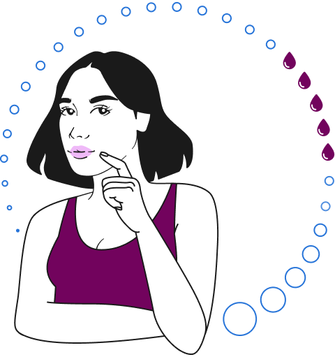 Period Calculating woman emoji