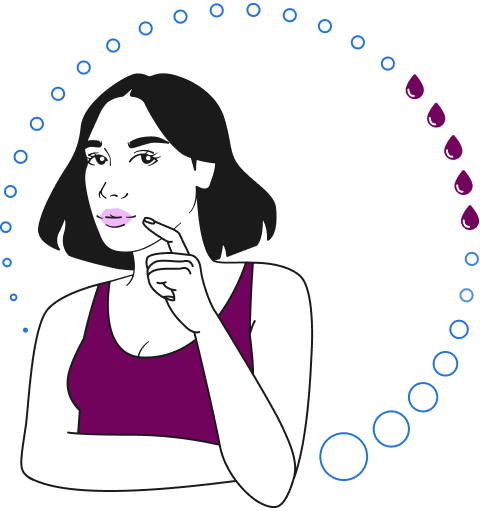 Period Calculating woman emoji