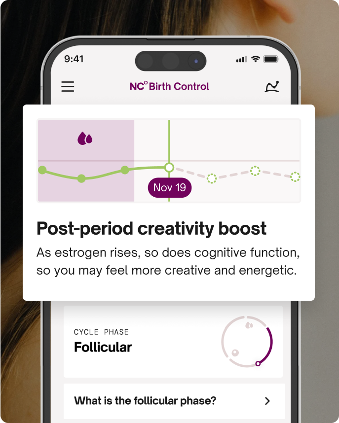 Post-period mobile image in app