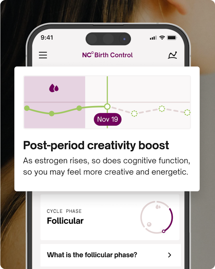 Post-period mobile image in app