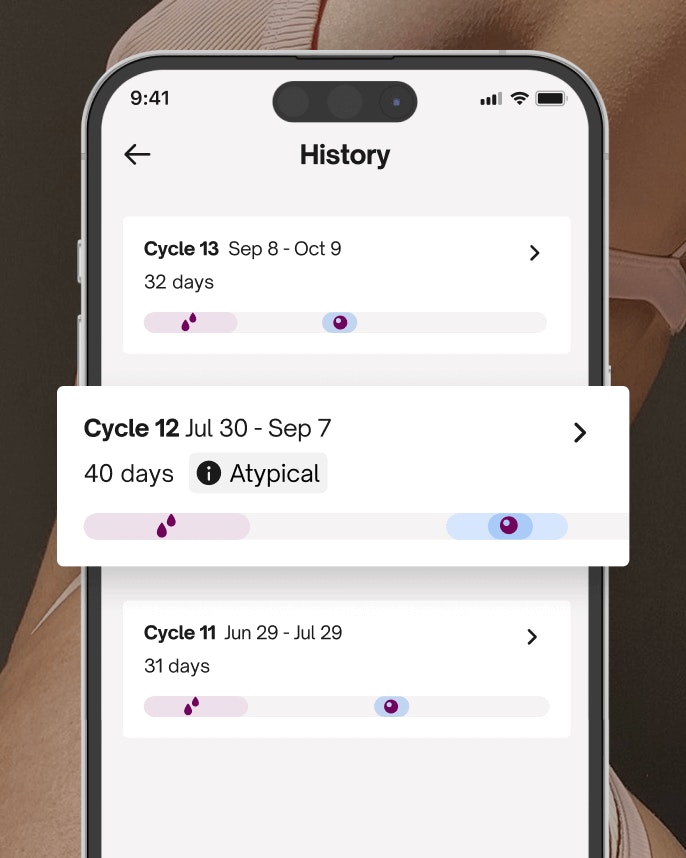 cycle days mobile app image