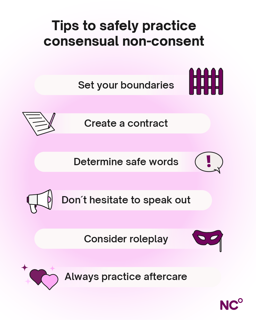 Tips for CNCS inforgraphic