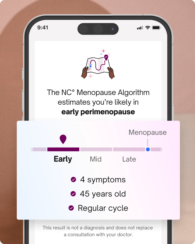 perimenopause app feature