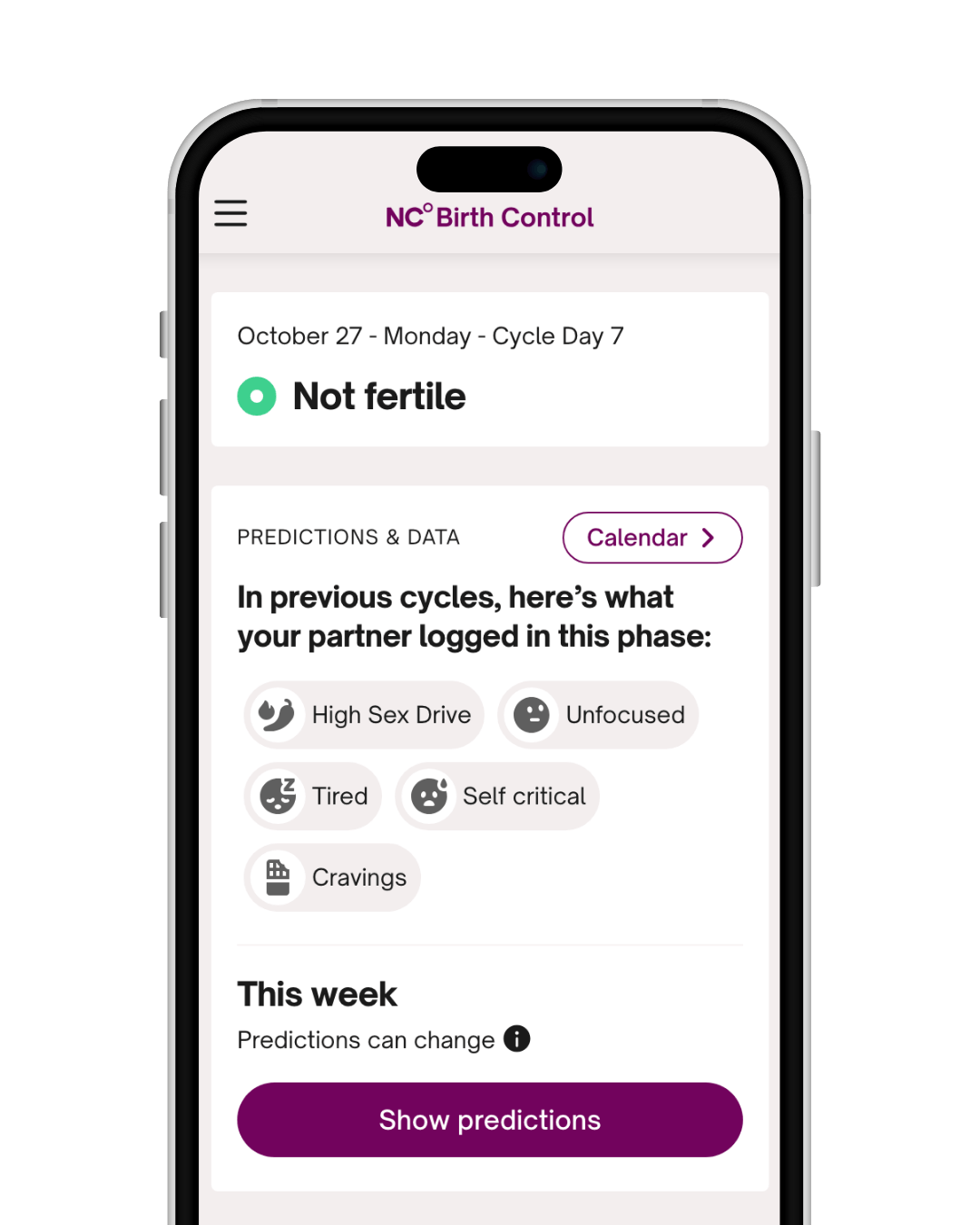 NC° Partner View App Screen