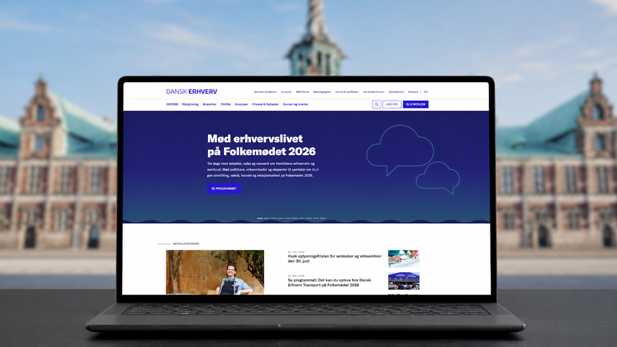 Dansk Erhverv - nyt digitalt fundament