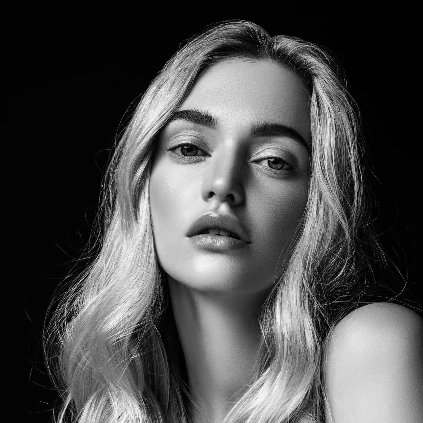 woman looking into the camera