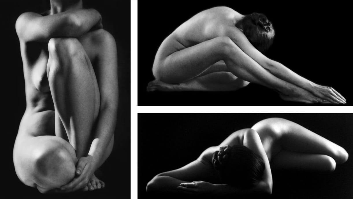 collage of nude women
