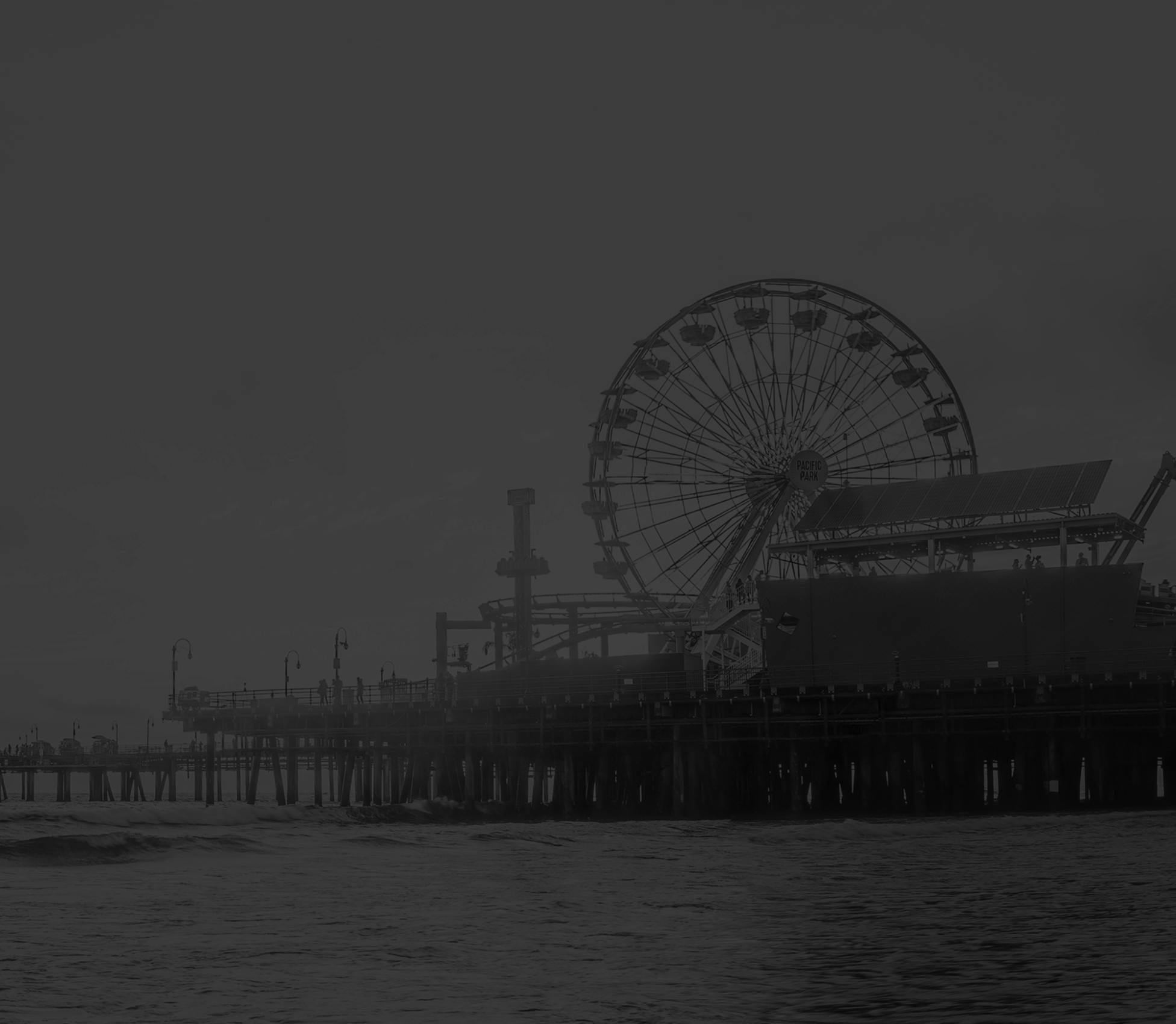 amusement park on a pier