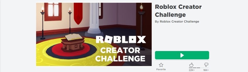 Roblox PC Creator Challenge