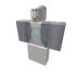 Roblox Pastel Starburst Top with Gray Jacket Shirt image