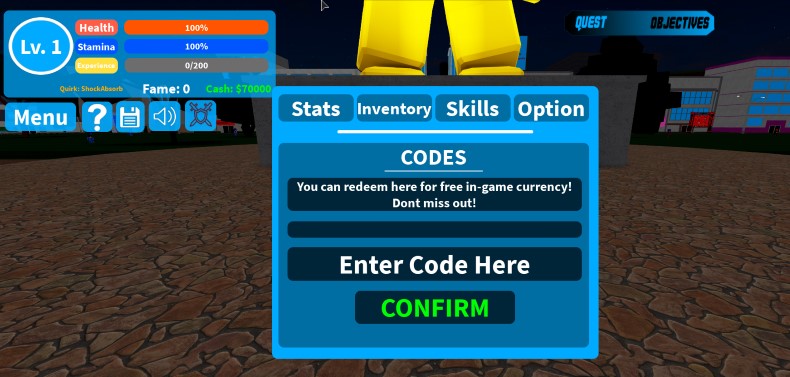 All New Codes In Boku No Roblox