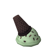 Roblox - Melty Mint Ice Cream Hat