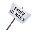 Roblox Free Lil Nas X Sign (LNX) Accessory | Back image