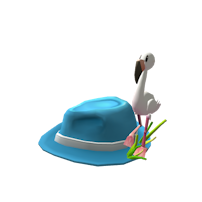 White Flamingo Fedora Roblox Promo Code: MERCADOLIBREFEDORA2021