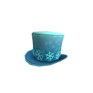 Roblox - Snowflake Banded Top Hat