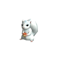 Roblox - White Snow Squirrel Friend