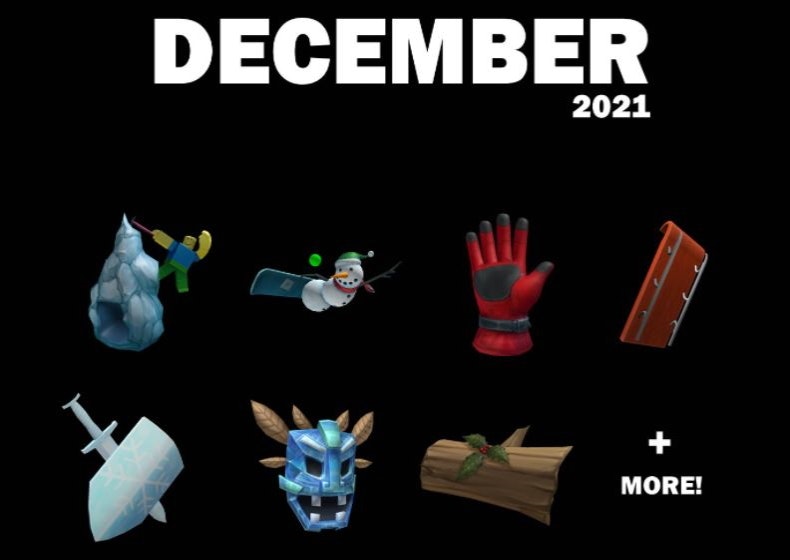 NEW Roblox December Gift Card Exclusive Items image