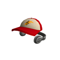 Roblox - Headphones and Red Cap