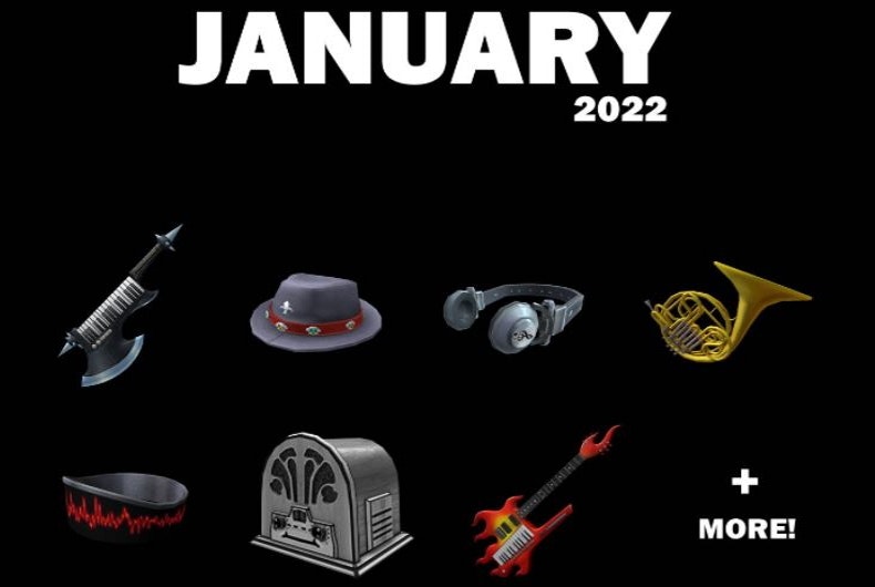 NEW Roblox January Gift Card Exclusive Items image