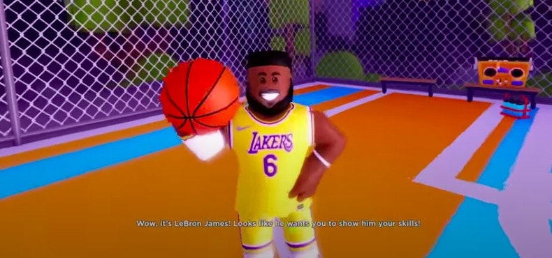 Meet LeBron James in Nikeland Roblox Event image