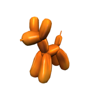 Roblox  - Orange Balloon Animal Shoulder Pal
