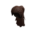 Roblox Pony Tail - Brown Accessory | Hair image
