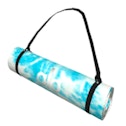 Warrior Mat + Alo Yoga Strap (Blue Tie-Dye) image