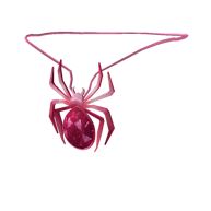 Roblox - Neon Pink Spider Necklace