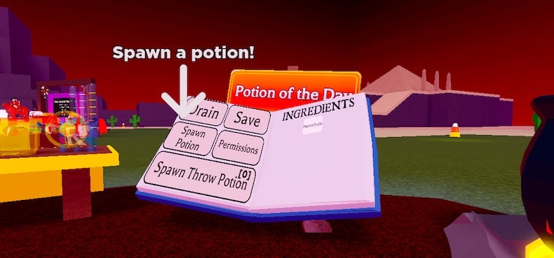 5. Spawn a Potion image