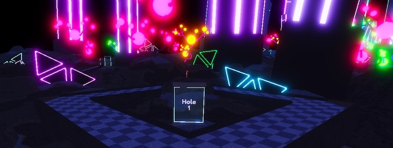Was playing super golf and I got a hole in none : r/roblox
