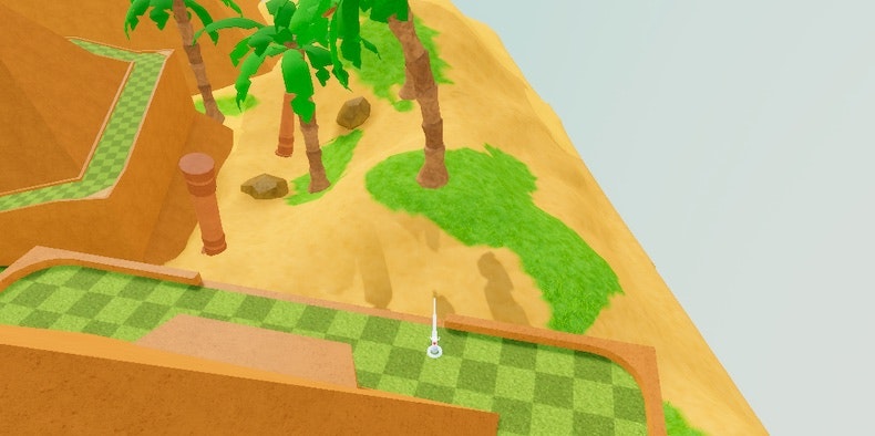 2. Complete the Secret Area of Oasis Hole 18 image