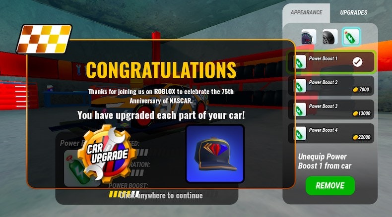 How to Get the NASCAR Cap image