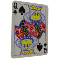 Roblox $25, $30, OR $40 - Queen of Spades Cardback