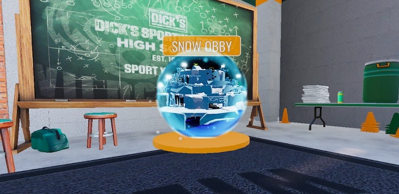 2. Complete the Snow Obby image