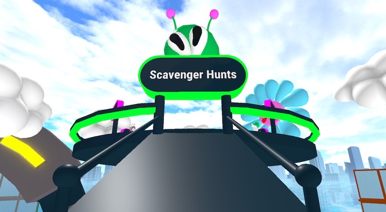2. Enter the Scavenger Hunt Area image