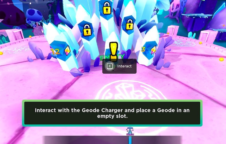 2. Charge a Geode image