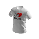 Mission Mars I Love Mars Tee Shirt image