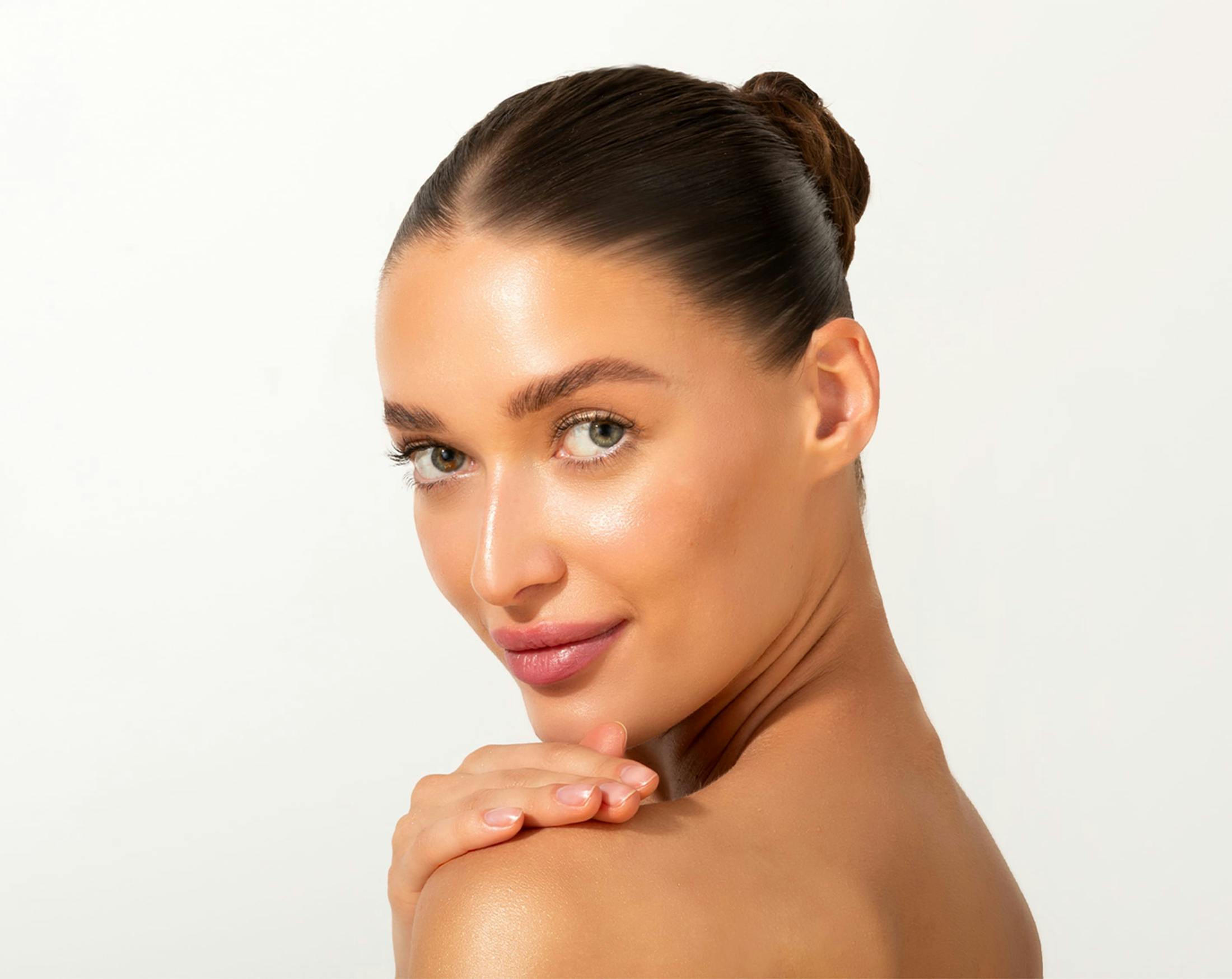woman with a bun