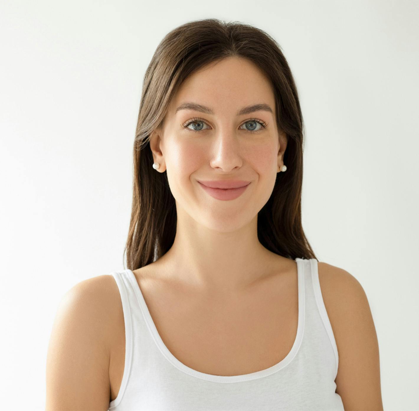 woman in white tank top