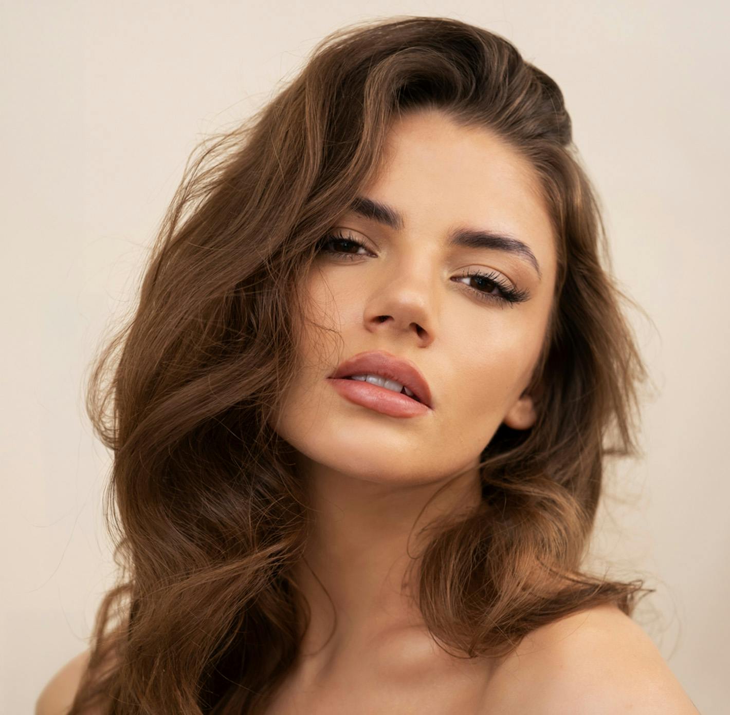 woman with long hair