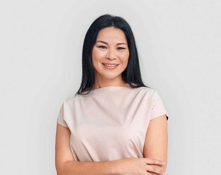 smiling woman