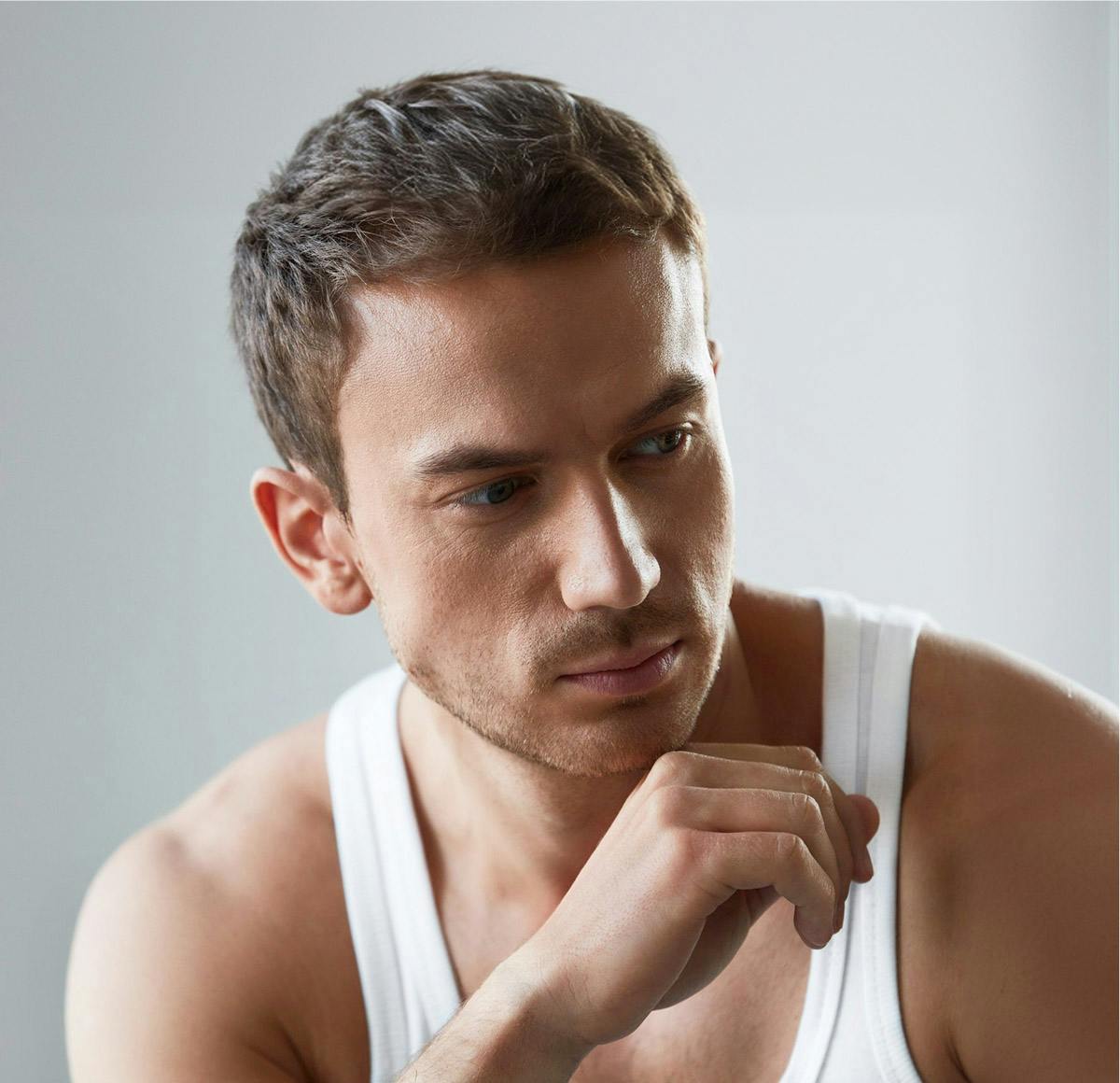 man in tank top