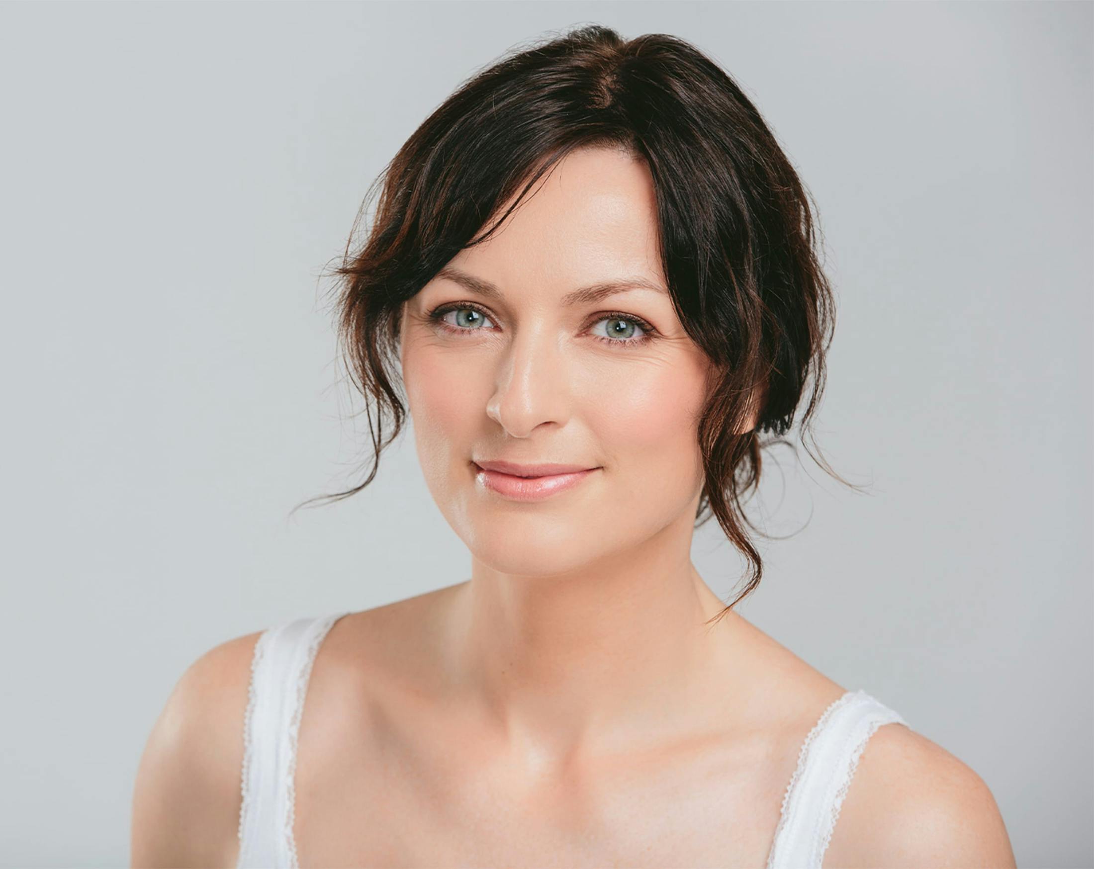 woman with dark hair