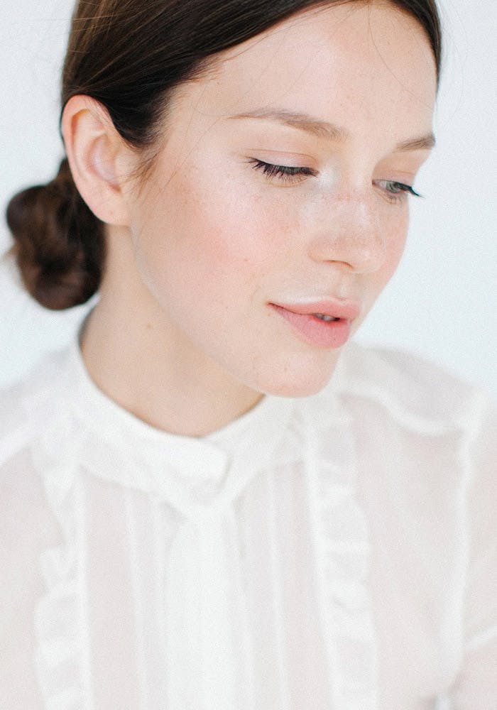 woman wearing turtle neck