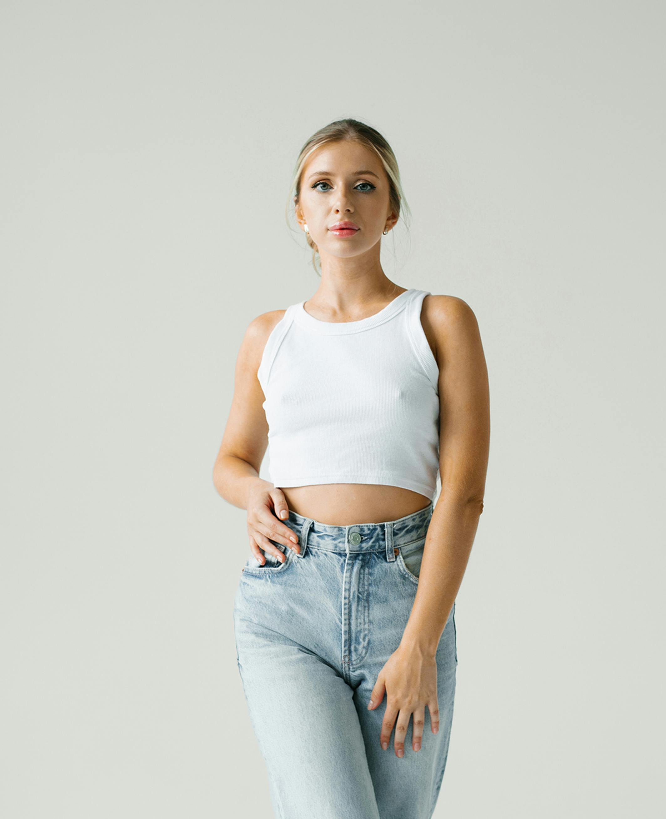 model posing