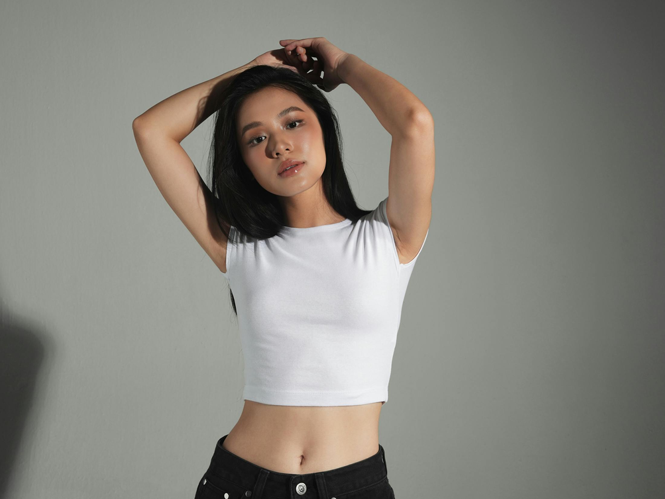 model posing