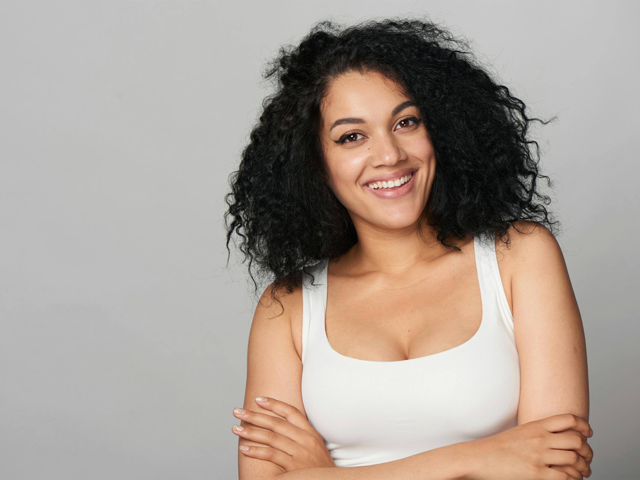 women smiling